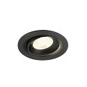 LED Deckeneinbauleuchte NUMINOS® MOVE L, rund, 17W, IP20, dimmbar, 40°, 4000K, 2700lm, schwarz
