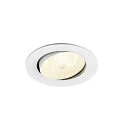 ceiling recessed luminaire NUMINOS® MOVE L round, suitable for VDU workstation IP20, white, lacquered dimmable