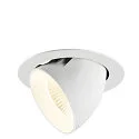 LED Deckeneinbaustrahler NUMINOS® GIMBLE XL, 24W, IP20, dimmbar, 40°, 4000K, 3800lm, weiß