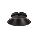 SLV LED Deckeneinbauleuchte NUMINOS® XL, rund, 24W, IP20, dimmbar, 40°, 3000K, 3600lm, schwarz