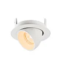 SLV LED Deckeneinbaustrahler NUMINOS® GIMBLE XS, rund, 6,9W, IP20, dimmbar, 20°, 2700K, 900lm, weiß