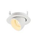SLV LED Deckeneinbaustrahler NUMINOS® GIMBLE XS, rund, 6,9W, IP20, dimmbar, 20°, 3000K, 950lm, weiß