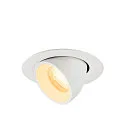 LED Deckeneinbaustrahler NUMINOS® GIMBLE XS, rund, 6,9W, IP20, dimmbar, 40°, 3000K, 950lm, weiß