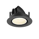 SLV LED Deckeneinbaustrahler NUMINOS® GIMBLE XS, rund, 6,9W, IP20, dimmbar, 40°, 4000K, 1000lm, schwarz/weiß