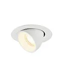 LED Deckeneinbaustrahler NUMINOS® GIMBLE XS, rund, 6,9W, IP20, dimmbar, 55°, 4000K, 1000lm, weiß