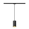 SLV 1-phase pendant luminaire ASTO TUBE with lamp socket GU10 IP20, black