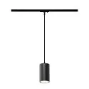 SLV 1-phase pendant luminaire ASTO TUBE with lamp socket GU10 IP20, black