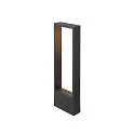 Outdoor LED-Stehleuchte FLATT II 62, IP65 IK03, 62cm, 10W 2700K 650lm, Seeluft-beständig, dimmbar, schwarz