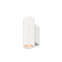 SLV outdoor wall luminaire HELIA PRO S SINGLE 1 flame, cylindrical, DALI controllable, impact resistant IP65, white