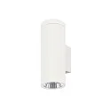 SLV Outdoor LED-Wandleuchte HELIA PRO L SINGLE, IP65 IK08, Höhe 30.5cm, zylindrisch, 24°, DALI dimmbar, 10W 2700K 1200lm, weiß