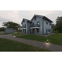 SLV outdoor wall luminaire THEO PRO S UP/DOWN small, square, DALI controllable, sea-air resistant IP65, anthracite