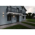 SLV outdoor wall luminaire THEO PRO S UP/DOWN small, square, DALI controllable, sea-air resistant IP65, anthracite