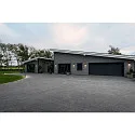SLV outdoor wall luminaire THEO PRO S UP/DOWN small, square, DALI controllable, sea-air resistant IP65, anthracite