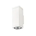 SLV Outdoor LED-Wandleuchte THEO PRO L UP/DOWN DALI 2, IP65 IK08, Höhe 30.5cm, DALI 2 dimmbar, 30W 2700K 3600lm 24°, weiß