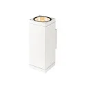 SLV Outdoor LED-Wandleuchte THEO PRO L UP/DOWN DALI 2, IP65 IK08, Höhe 30.5cm, DALI 2 dimmbar, 30W 2700K 3600lm 24°, weiß