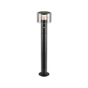 Outdoor LED-Stehleuchte TAHA II 70, IP54 IK02, Höhe 70cm, 10W 2200/2700K (CCT Switch) 450/500lm, schwarz, mit Sensor, schaltbar