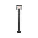 SLV outdoor floor lamp TAHA II 70 with sensor, CCT Switch, switchable IP54, black, lacquered 