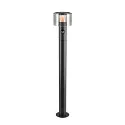 SLV outdoor floor lamp TAHA II 90 with sensor, CCT Switch, switchable IP54, black, lacquered 