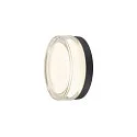 SLV LED Wand-/Deckenleuchte CYFT XL, 125°, 15W, 2700/3000/4000K, 810lm, IP65, dimmbar, schwarz / klar