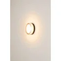 SLV LED Wand-/Deckenleuchte CYFT XL, 125°, 15W, 2700/3000/4000K, 810lm, IP65, dimmbar, schwarz / klar