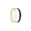 SLV LED Wand-/Deckenleuchte CYFT WAVE XL, 105°, 15W, 2700/3000/4000K, 850lm, IP65, dimmbar, schwarz / klar