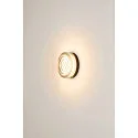SLV LED Wand-/Deckenleuchte CYFT WAVE XL, 105°, 15W, 2700/3000/4000K, 850lm, IP65, dimmbar, schwarz / klar