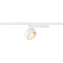LED 1-Phasen Strahler KALU 2.0 PHASE, IP20, zylindrisch, CRi>90, UGR<19, dimmbar, kardanisch, 10W 2700K 1400lm 36°, weiß