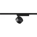 SLV LED 1-Phasen Strahler KALU 2.0 PHASE, IP20, zylindrisch, CRi>90, UGR<19, dimmbar, kardanisch, 10W 3000K 1450lm 36°, schwarz