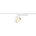 LED 1-Phasen Strahler KALU 2.0 PHASE, IP20, zylindrisch, CRi>90, UGR<19, dimmbar, kardanisch, 10W 3000K 1450lm 36°, weiß