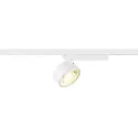 LED 1-Phasen Strahler KALU 2.0 PHASE, IP20, zylindrisch, CRi>90, UGR<19, dimmbar, kardanisch, 10W 4000K 1500lm 36°, weiß