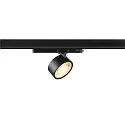 LED 3-Phasen Strahler KALU 2.0 PHASE, IP20, zylindrisch, CRi>90, UGR<19, dimmbar, kardanisch, 10W 3000K 1450lm 36°, schwarz