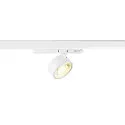 LED 3-Phasen Strahler KALU 2.0 PHASE, IP20, zylindrisch, CRi>90, UGR<19, dimmbar, kardanisch, 10W 4000K 1500lm 36°, weiß