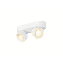 LED Wand-/Deckenstrahler KALU 2.0 DOUBLE, IP20, 2-flammig, CRi>90, UGR<19, dimmbar, kardanisch, 19W 3000K 2x1400lm 36°, weiß