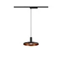 SLV LED 1-Phasen Pendelleuchte LALU® MIX&MATCH, ohne Schirm, IP20, 10W 2700/3000K 700/800lm 40°, CRi>90, dimmbar, schwarz