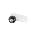 SLV LED Wand-/Deckenleuchte DYSKO SINGLE, 36°, 6,7W, 2700K, 750lm, IP20, dimmbar, weiß / schwarz