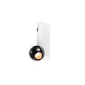 LED Wand-/Deckenleuchte DYSKO SINGLE SWITCH, 36°, 6,7W, 2700K, 750lm, IP20, dimmbar, weiß / schwarz