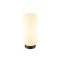 table lamp PANTILO SLIM cylindrical E27, white dimmable