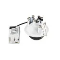 SLV LED Deckeneinbauleuchte DYSKO, rund, 36°, 6,4W, 2700K, 750lm, IP20, dimmbar, weiß / schwarz