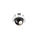 SLV LED Deckeneinbauleuchte DYSKO, rund, 36°, 6,4W, 2700K, 750lm, IP20, dimmbar, weiß / schwarz