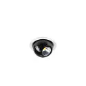 SLV LED Deckeneinbauleuchte DYSKO, rund, 36°, 6,4W, 2700K, 750lm, IP20, dimmbar, weiß / schwarz