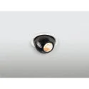 SLV LED Deckeneinbauleuchte DYSKO, rund, 36°, 6,4W, 2700K, 750lm, IP20, dimmbar, weiß / schwarz