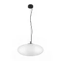pendant luminaire OLYPSO 50 E27 IP20, black dimmable