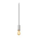 SLV Pendelleuchte FITU PD STONE, E27, 1x max. 15W, IP20, offenes Kabelende, dimmbar, grau