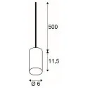 SLV Pendelleuchte FITU PD STONE, E27, 1x max. 15W, IP20, offenes Kabelende, dimmbar, grau