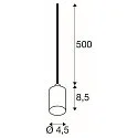 SLV pendant luminaire FITU PD RIBBED E27 IP20, gold dimmable