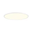 ceiling luminaire PANEL 60 round, suitable for VDU workstation IP20, white, lacquered dimmable