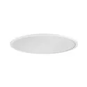 ceiling luminaire PANEL 60 round, suitable for VDU workstation IP20, white, lacquered dimmable