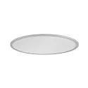 SLV LED Deckenleuchte PANEL 60, rund, 90°, 29W, 3000/4000K, 3050lm, IP20, dimmbar mit Phasenan-/abschnitt, grau