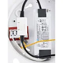 SLV LED Deckenleuchte PANEL 60, rund, 90°, 29W, 3000/4000K, 3050lm, IP20, DALI dimmbar, weiß