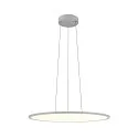 SLV LED Pendelleuchte PANEL 60, rund, 90°, 29W, 3000/4000K, 3050lm, IP20, DALI dimmbar, grau